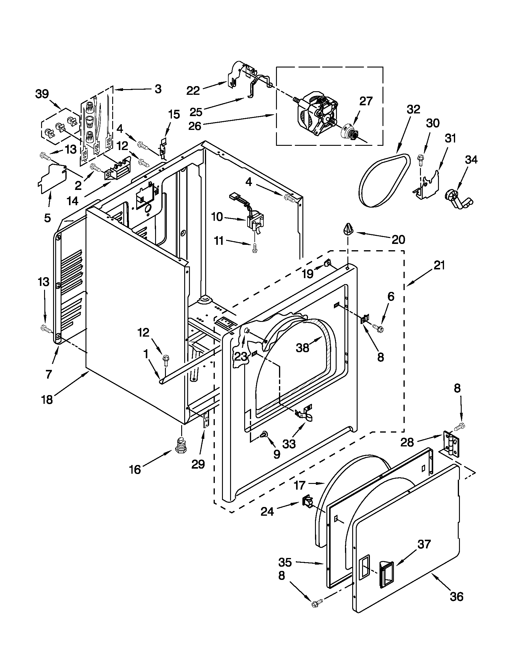 Cabinet parts