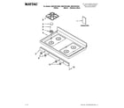 Maytag MGR7661WW4 cooktop parts diagram