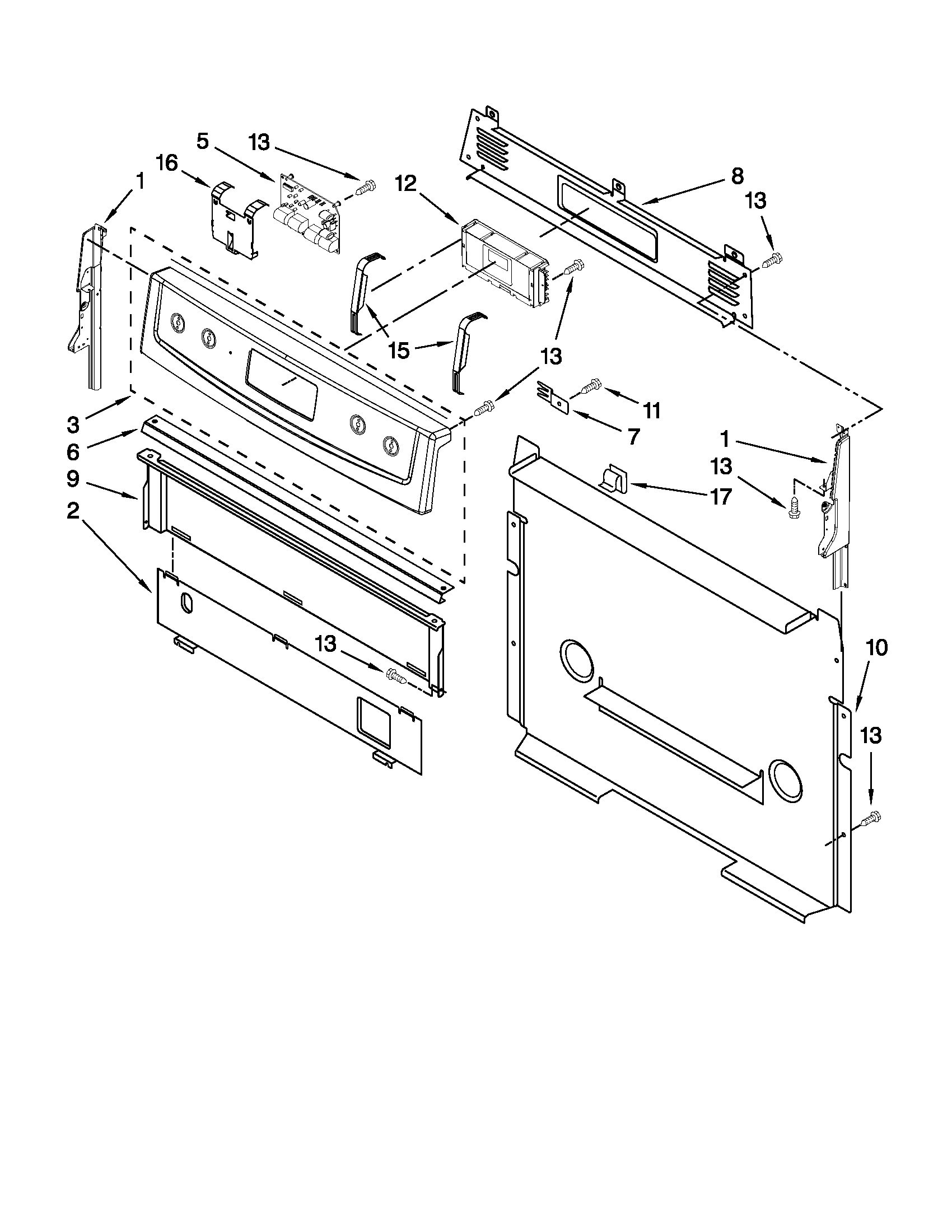 CONTROL PANEL PARTS