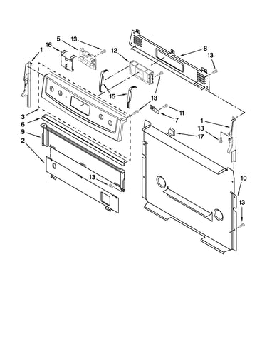 Control panel parts
