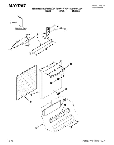 Door and panel parts