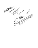 Control panel and latch parts