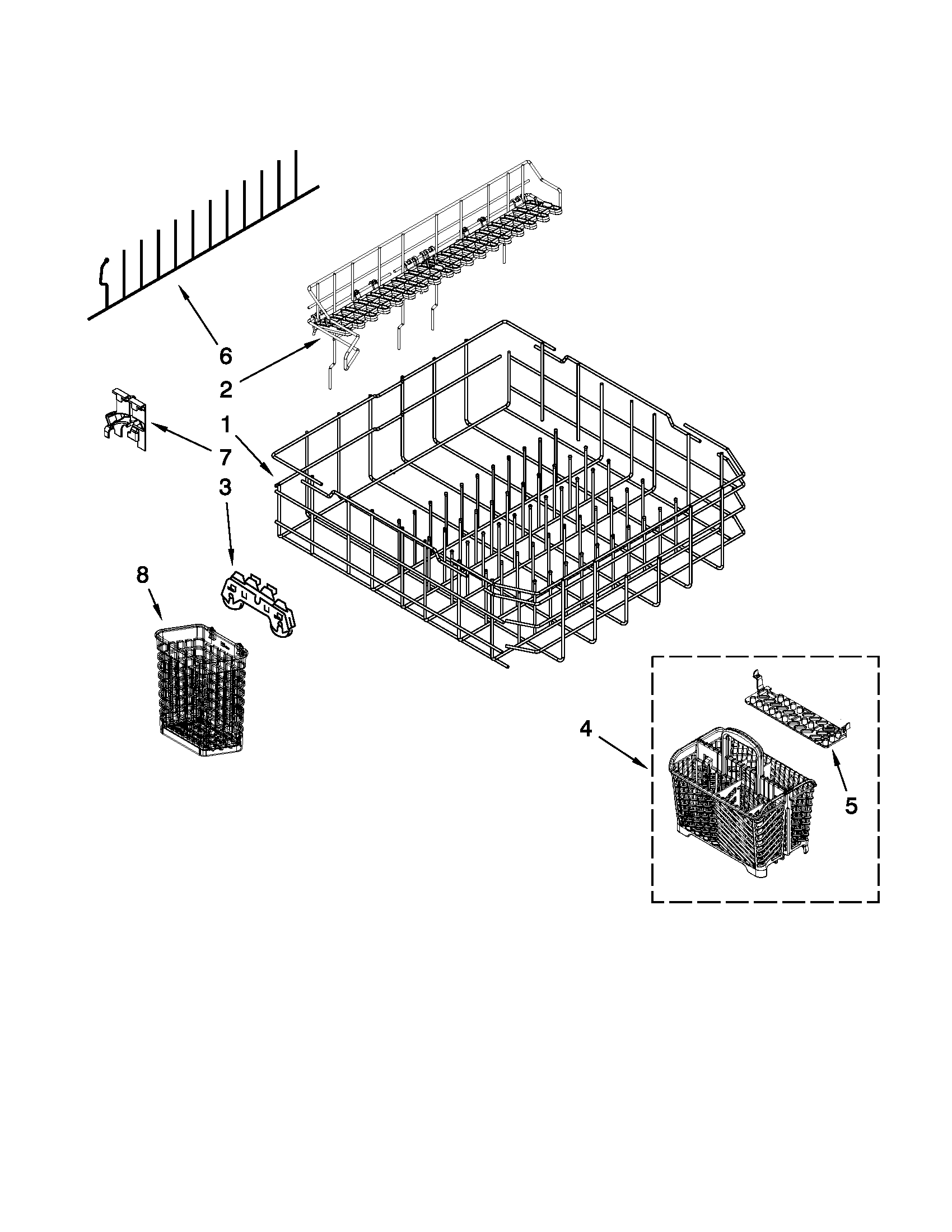 LOWER RACK PARTS