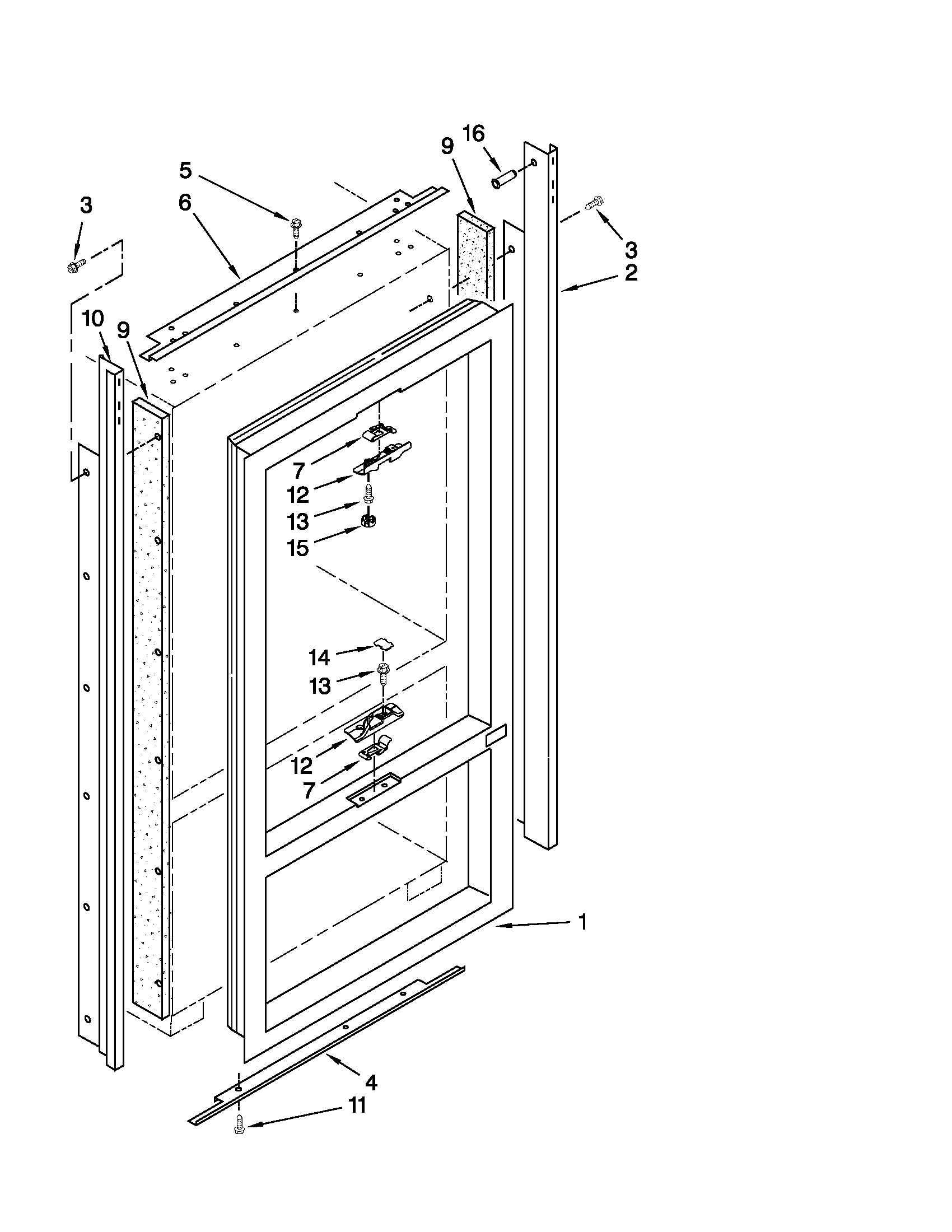 Cabinet and breaker trim parts