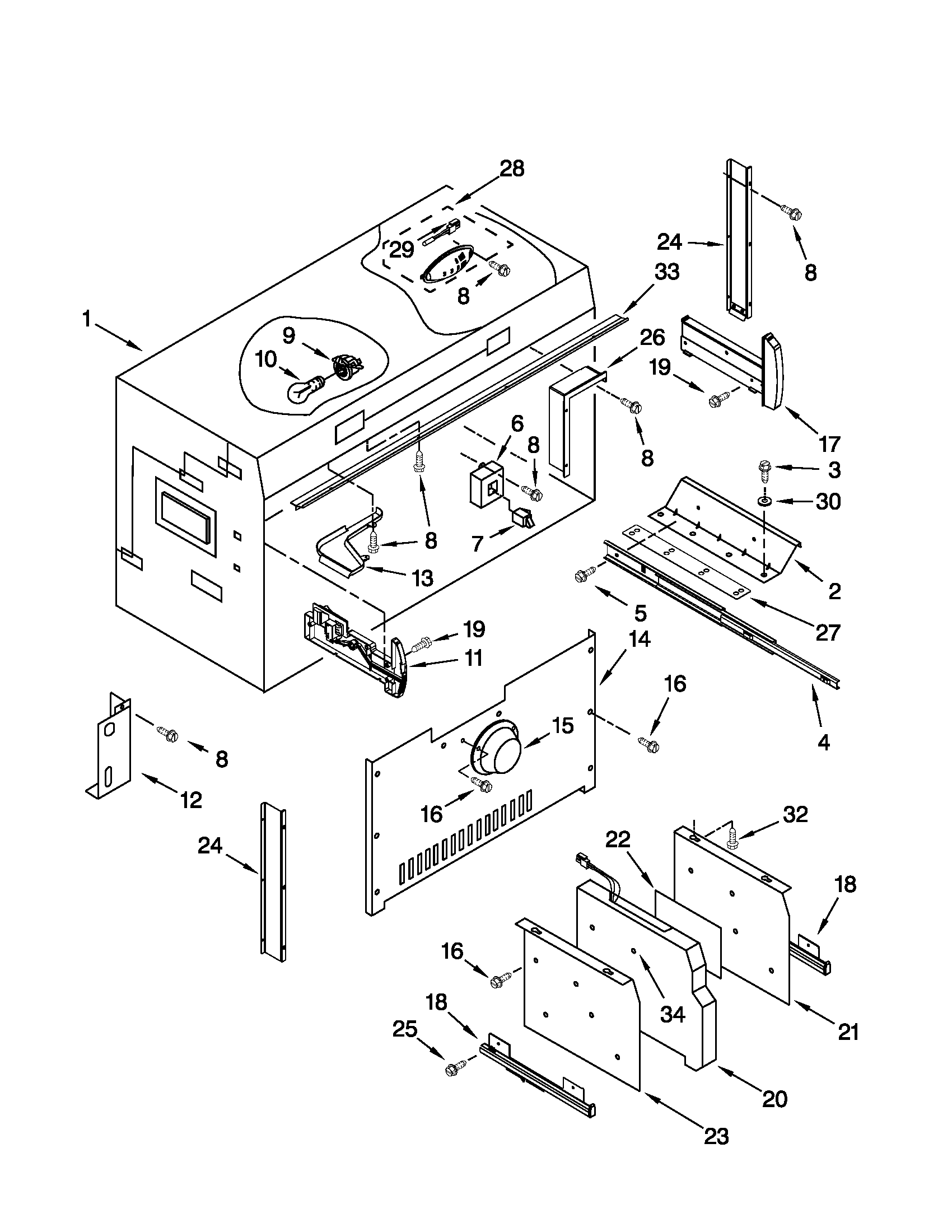 Freezer liner parts