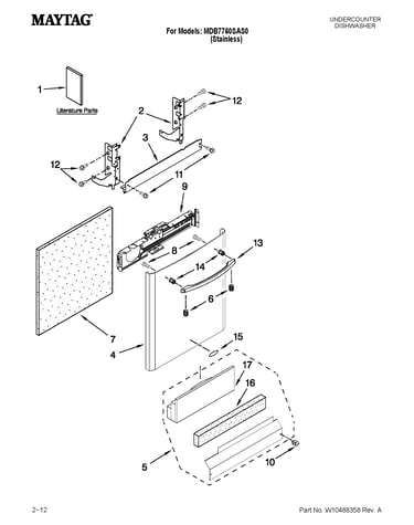 Door and panel parts