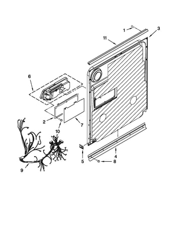 Inner door parts