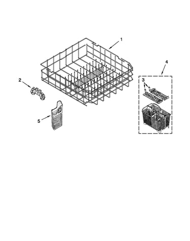 Lower rack parts