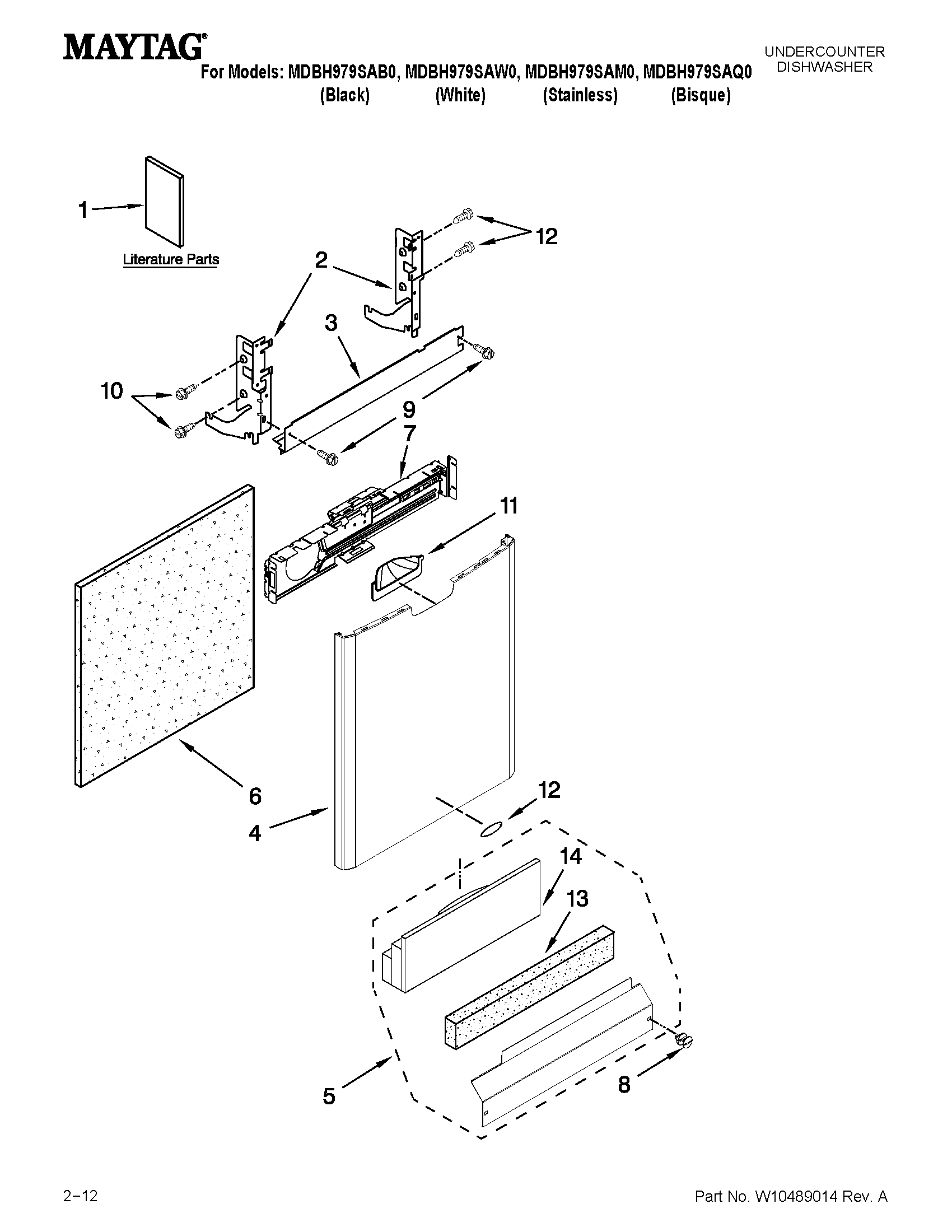 Door and panel parts