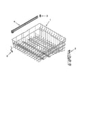 Upper rack and track parts