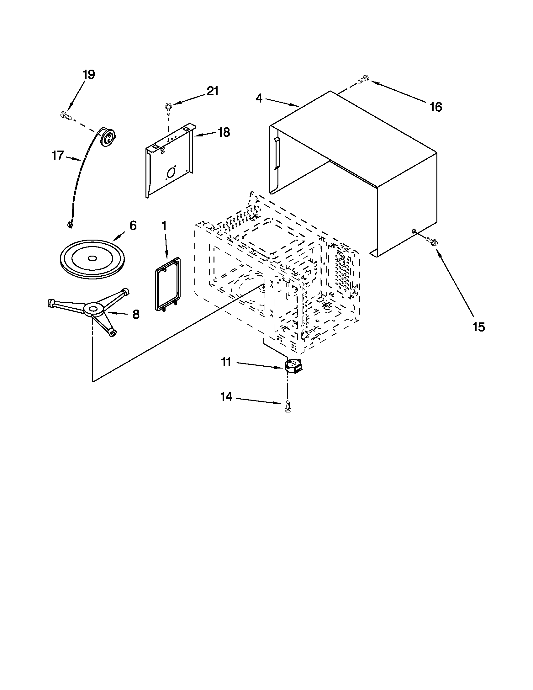 Oven cavity parts