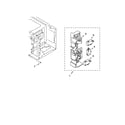 KitchenAid YKCMS1555RWH1 latch board parts diagram