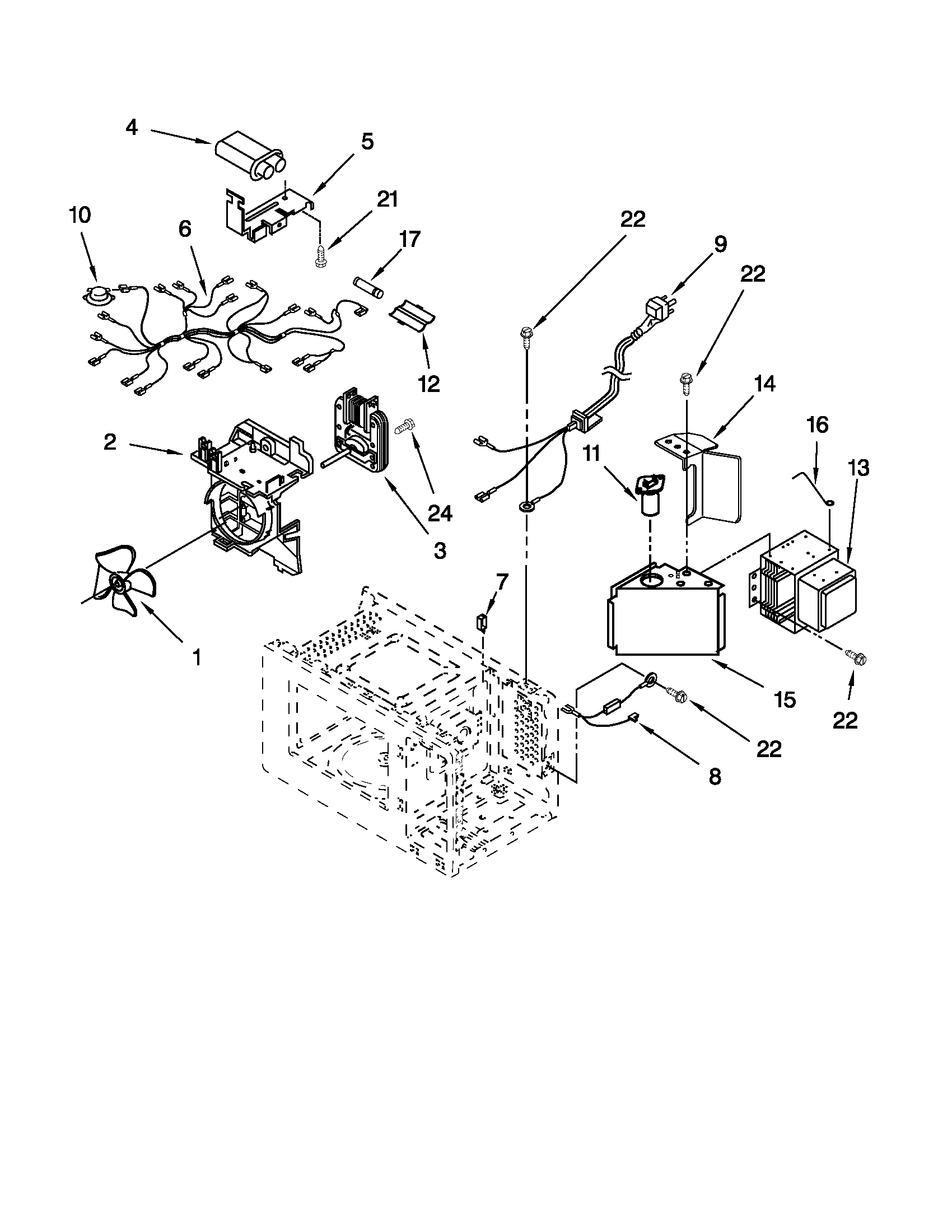 Oven interior parts