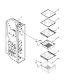 Freezer liner parts
