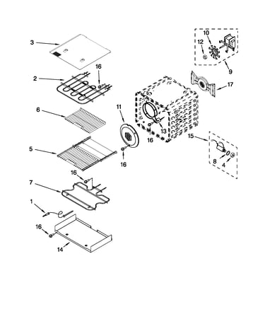 Internal oven parts