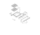 Ikea YISE630WS01 drawer and rack parts diagram