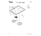 Whirlpool YGY399LXUS04 cooktop parts diagram