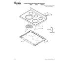 Whirlpool WFE524CLAW0 cooktop parts diagram