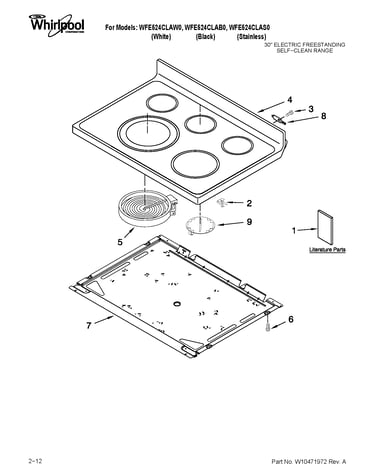 Cooktop parts