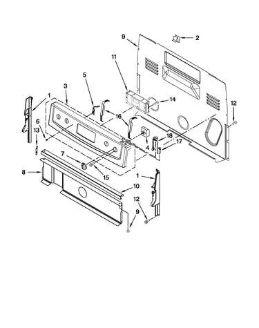 Control panel parts