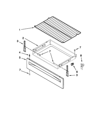 Drawer & broiler parts