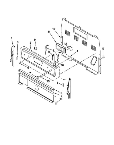Control panel parts
