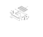 Inglis IVP85803 drawer & rack parts diagram