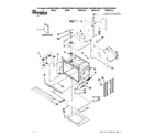 Whirlpool WOD93EC0AB00 lower oven parts diagram