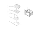 Whirlpool WOS51EC7AW00 internal oven parts diagram