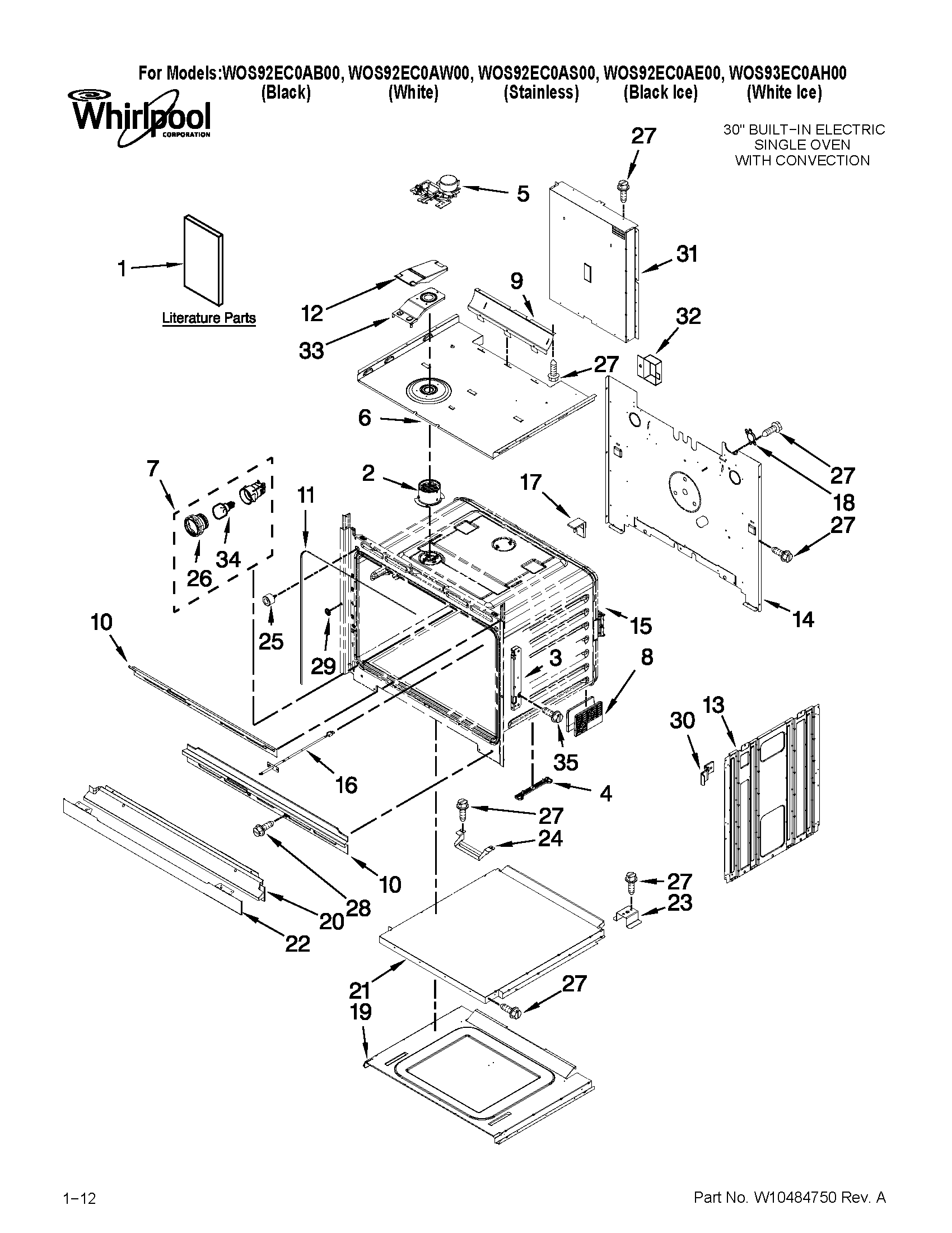 OVEN PARTS