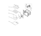 Whirlpool WOS92EC0AE00 internal oven parts diagram