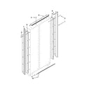 KitchenAid KSSO48FTX15 cabinet trim parts diagram