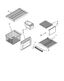 Freezer shelf parts