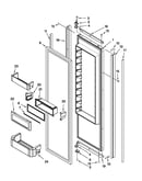 Refrigerator door parts