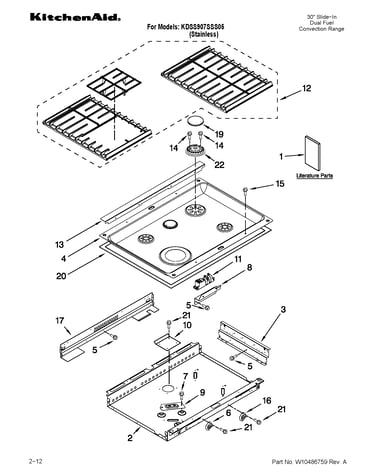 Cooktop parts