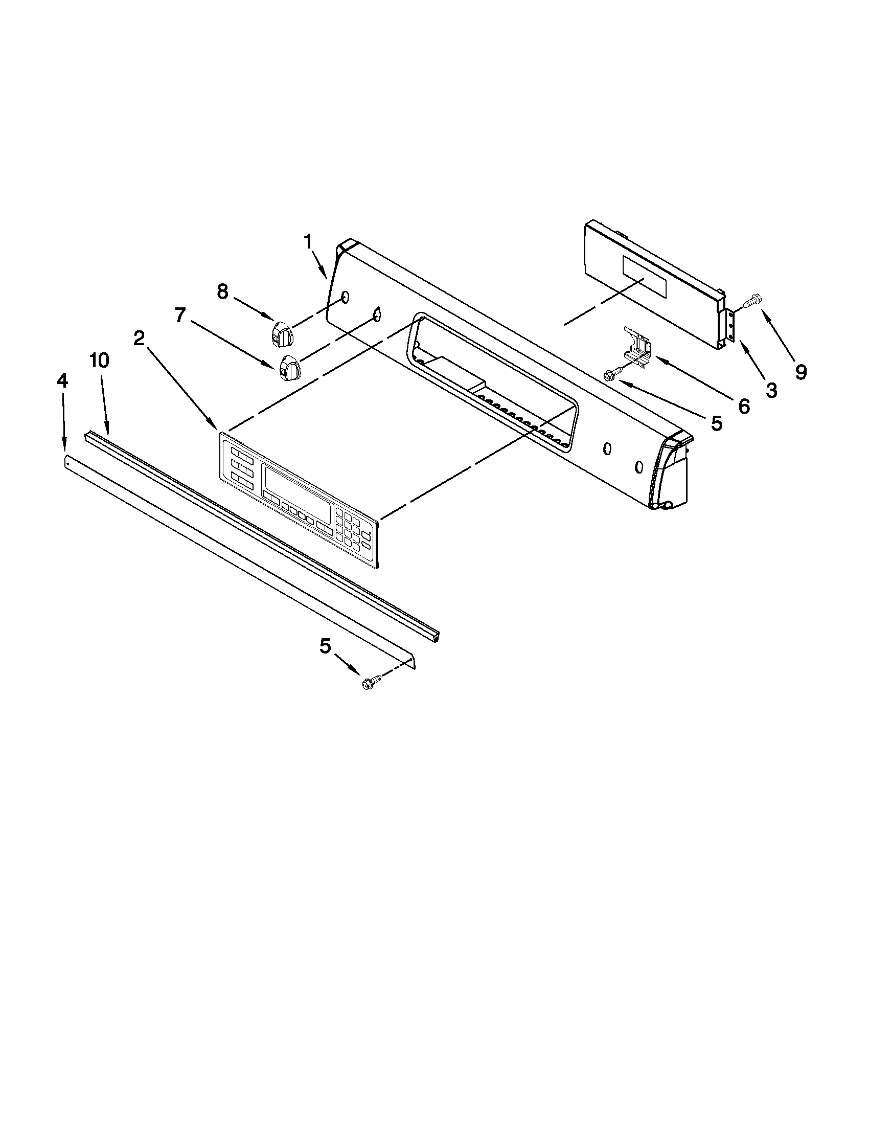 Control panel parts