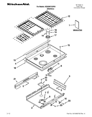 Cooktop parts