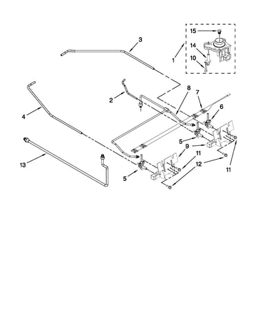 Cooktop burner parts