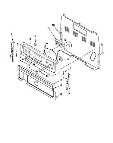 Control panel parts
