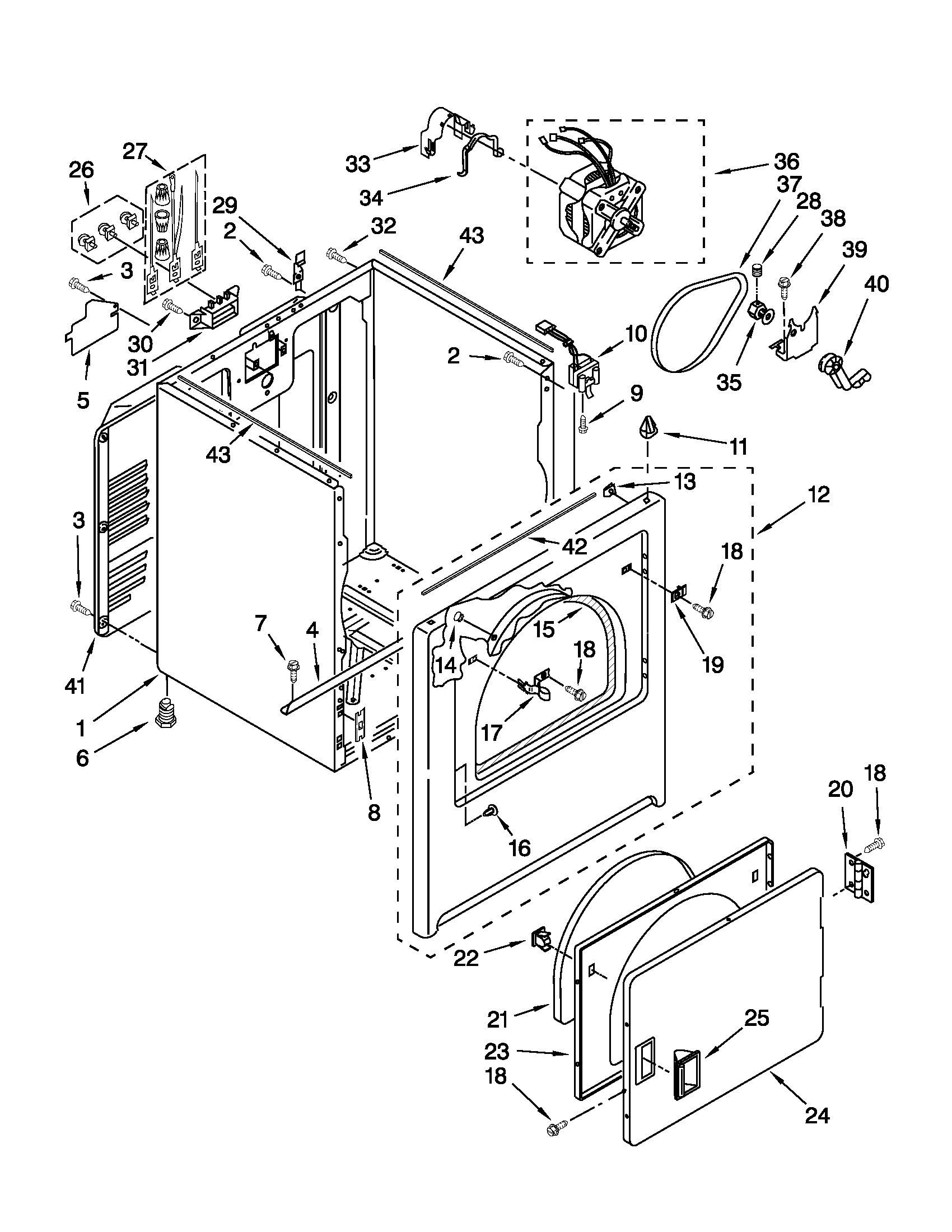 Cabinet parts