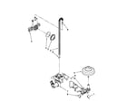 Maytag MDC4809PAB0 fill, drain and overfill parts diagram