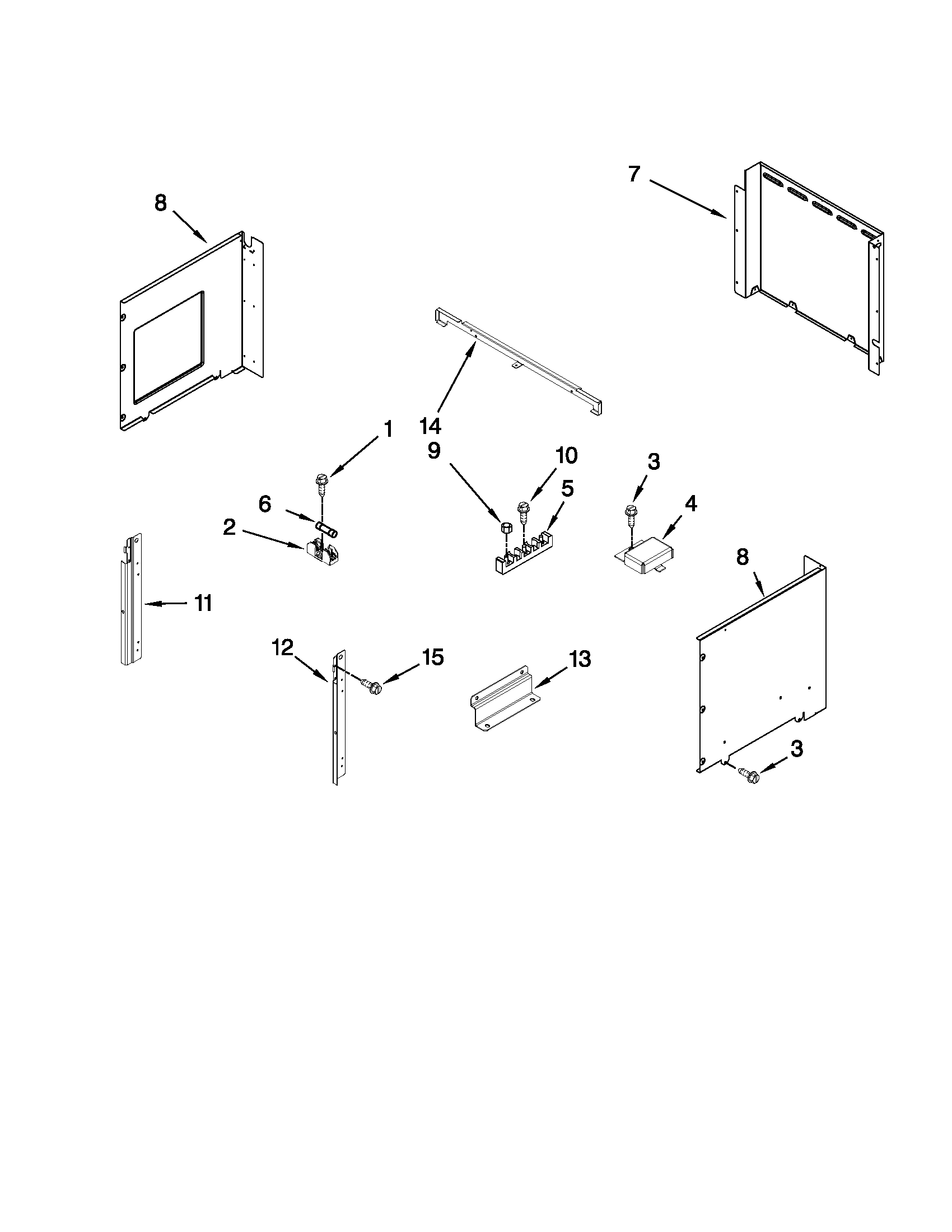 Top venting parts