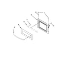 Microwave door parts