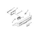 Control panel and latch parts