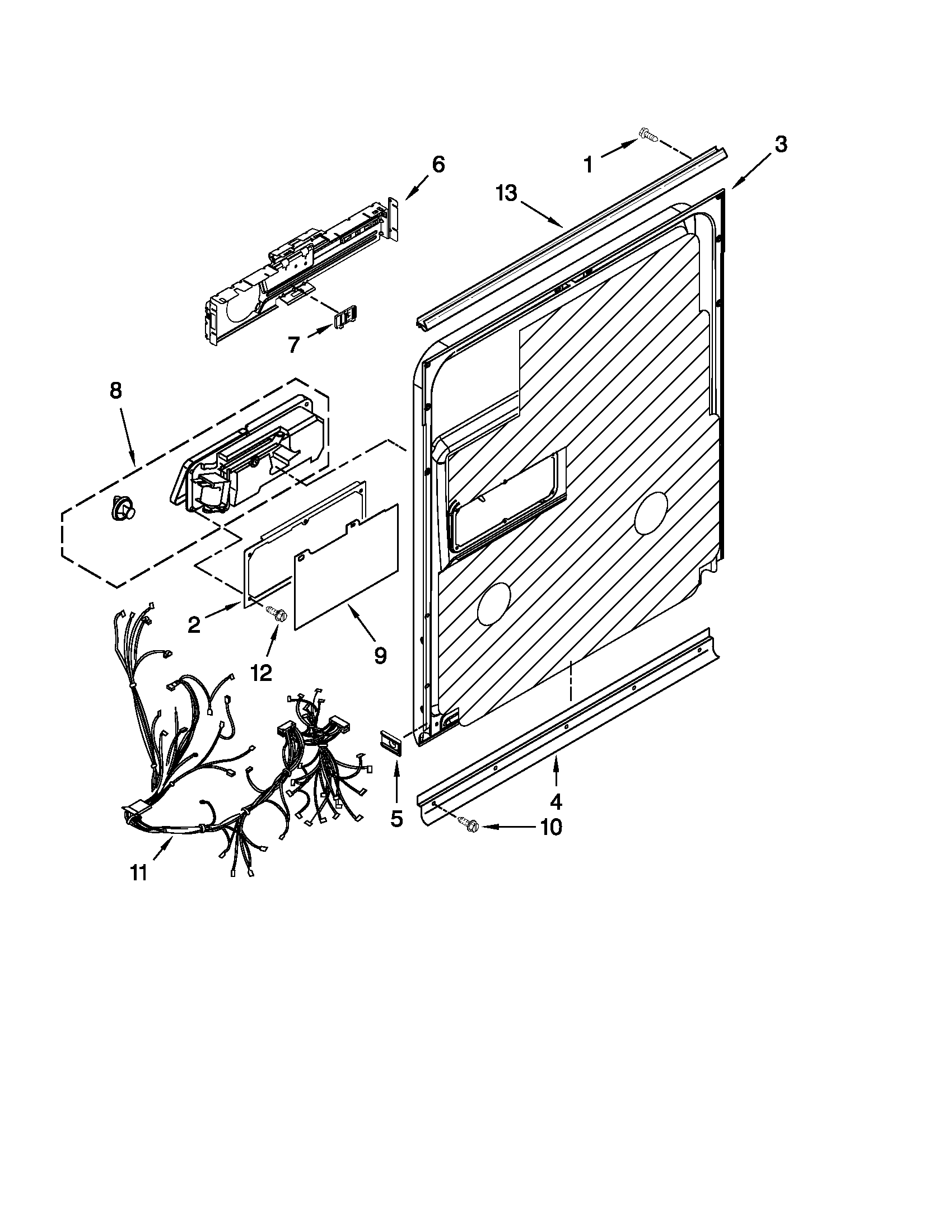 Inner door parts