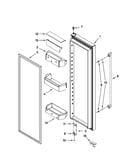 Refrigerator door parts