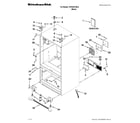 KitchenAid KFIS20XVBL6 cabinet parts diagram