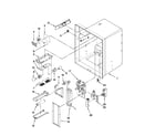 KitchenAid KFIS20XVBL6 refrigerator liner parts diagram