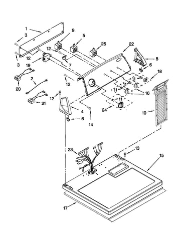 Top and console parts