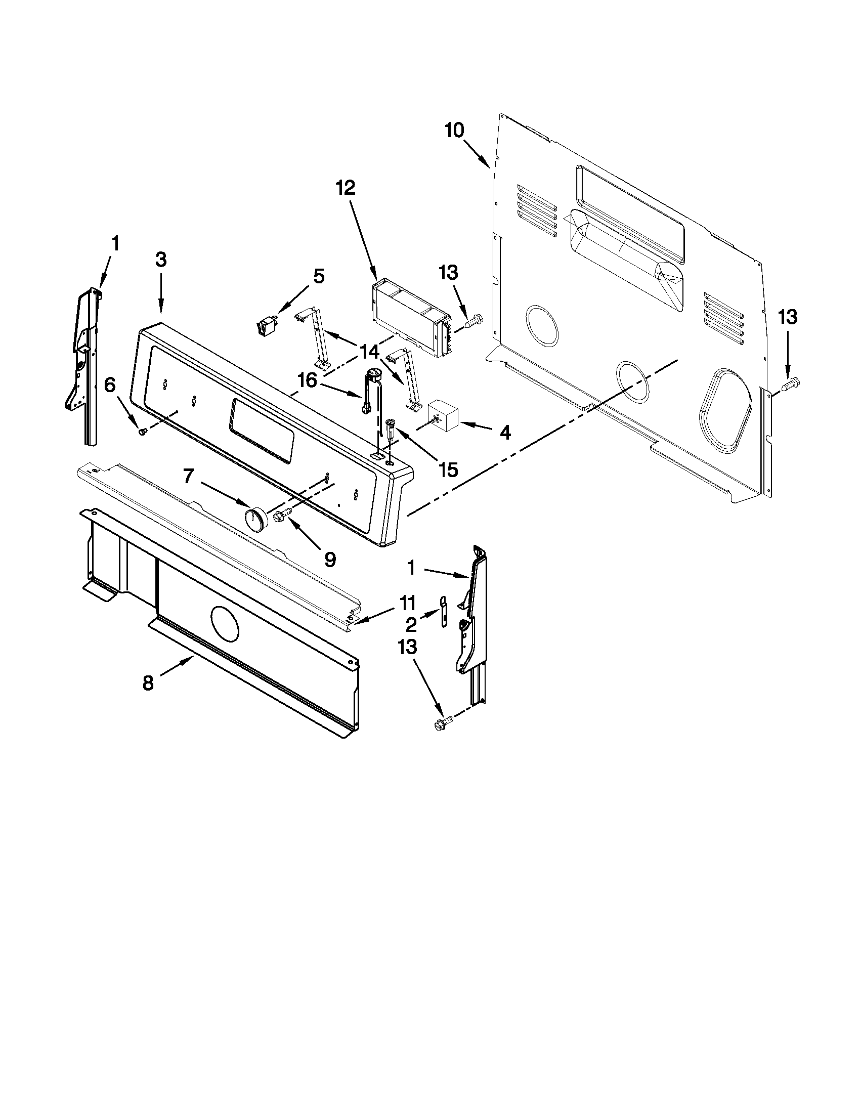 CONTROL PANEL PARTS